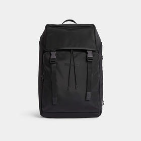 【一】DSQUARED2 男士 Urban 系列 字母徽标贴片双肩包 黑色 BPM0103 16806815 2124