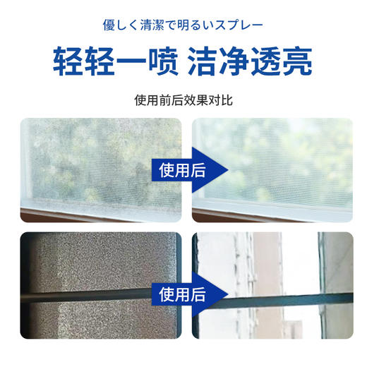 【不伤纱不伤手❗️免拆清洗】纱窗清洁剂免洗去污家用洗窗户油污神器厨房窗纱金刚网喷雾清洁液。jc 商品图3