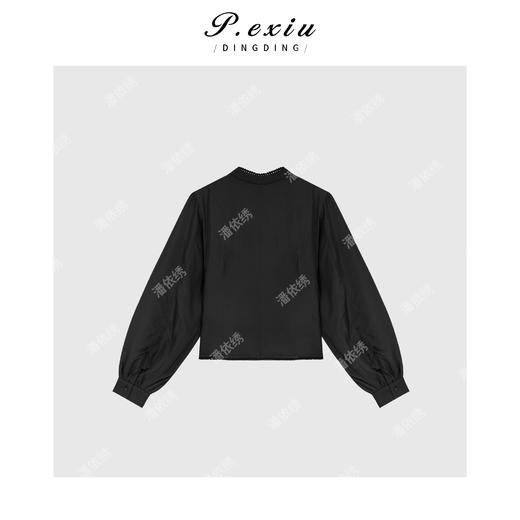 04-6潘依绣丁丁宠粉韩系简约重工排扣长袖短外套Q15523 商品图1