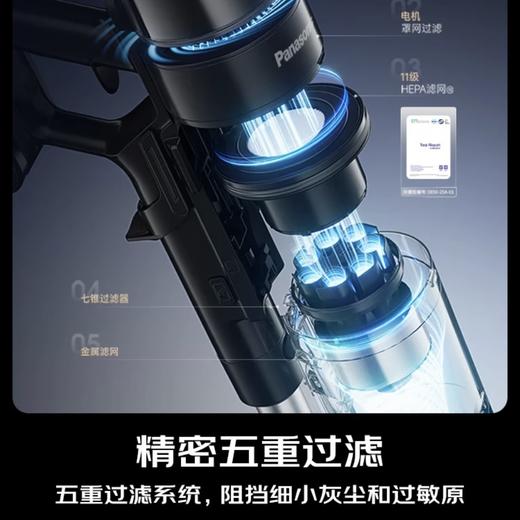 【春上新】10楼 松下手持家用大吸力  除螨无线 自动集尘防缠绕长续航吸尘器MC-AC40K   吊牌价3699元   活动价2099元 商品图5