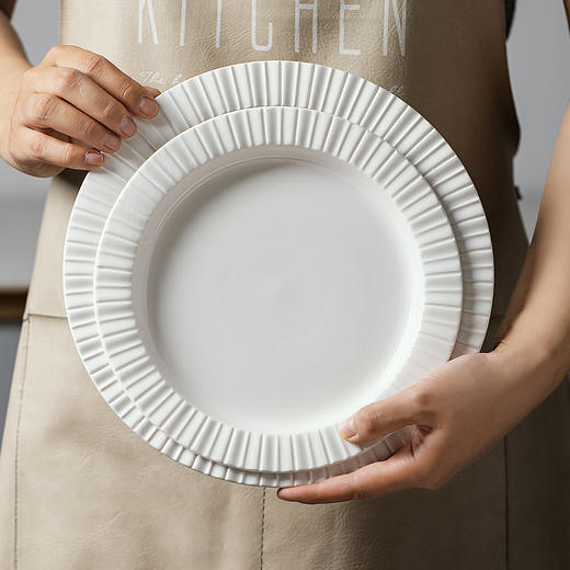 摩登主妇釉下彩白瓷米饭碗家用高级感餐具碗具吃饭碗个人专用小碗 商品图2