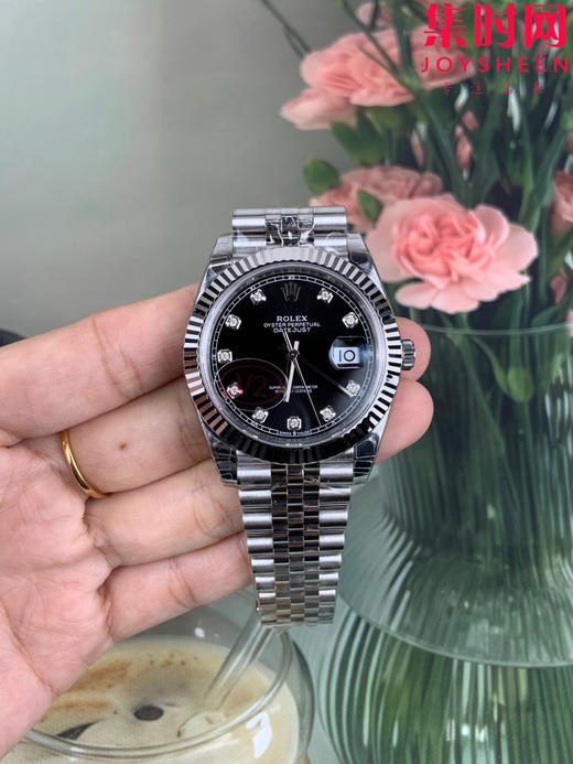 劳力士 VS日志41系列 VS日志V2版 黑盘钻面 男士腕表 丹东3235机 五珠带 表径41mm 商品图0