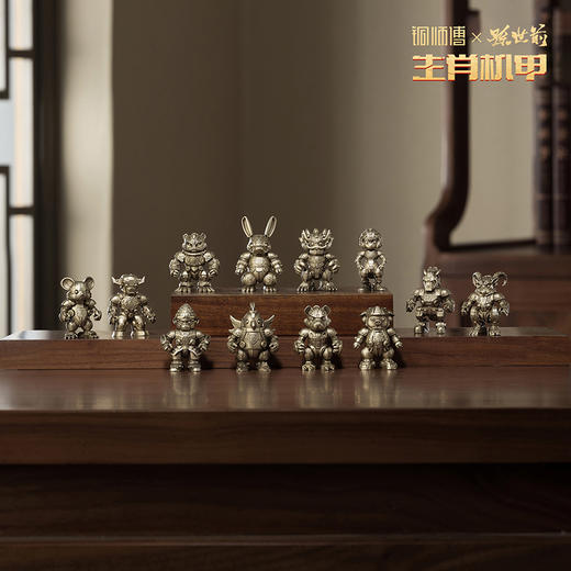 铜师傅 正版授权《生肖机甲（小号）》工位机甲模型潮玩手办摆件 商品图0
