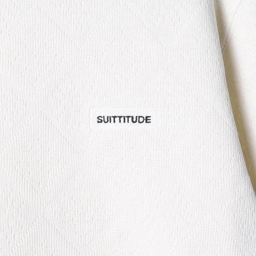 SDSA男士秋冬新款痞帅男装美式简约菱形刺绣字母圆领卫衣宽松百搭 商品图3