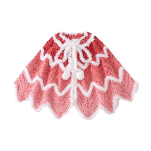 苏苏姐家醒狮披肩手工diy编织钩针梦羽590g毛线团自制披肩材料包 商品图3