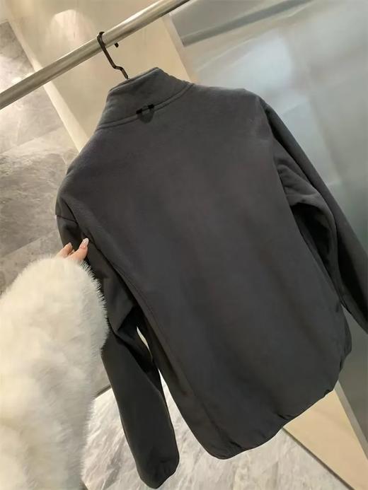摇粒绒+珊瑚绒！秋冬男士休闲运动防风立领抓绒卫衣外套 商品图3