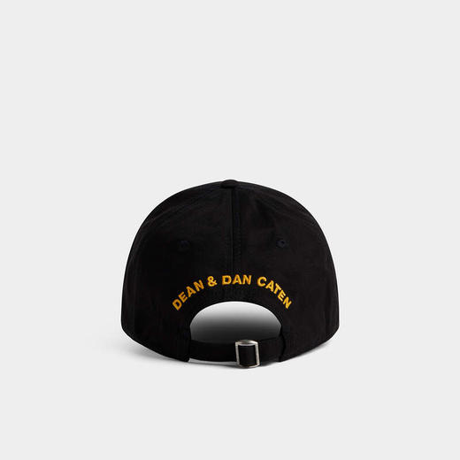 【一】DSQUARED2 男士刺绣徽标贴片休闲棒球帽 黑色 BCM0763 05C00001 2124 商品图1