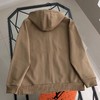 F011258秋冬新款贴布LOGO刺绣休闲情侣款外套 商品缩略图1