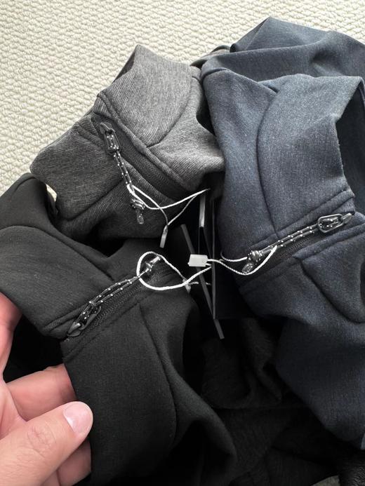 F011206羊毛立领功能长袖T恤美利奴速干户外运动攀登徒步男 商品图13