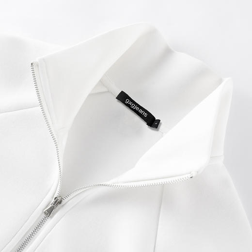 gxgjeans 男装情侣款拉链半开襟卫衣2025秋款日常通勤运动百搭男士套头卫衣K&C 商品图7
