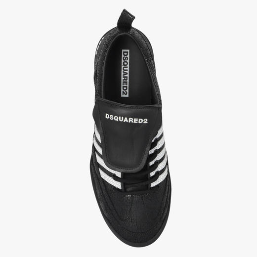 DSQUARED2 男士 Soccer系列 低帮运动鞋 白色+黑色 SNM0361 43108439 M063 商品图2