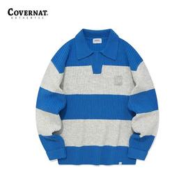 【春上新】【5折】6楼COVERNAT男女同款翻领针织衫吊牌价859折后价429