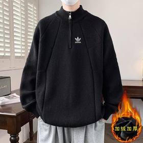 F011235三叶草毛衣针织衫男女同款时尚休闲针织毛衣