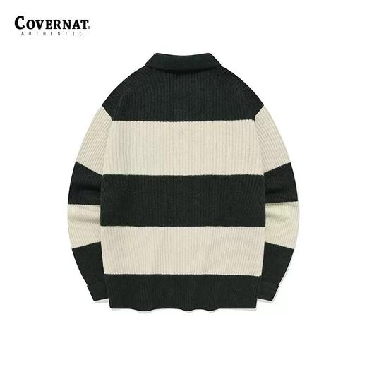 【春上新】【5折】6楼COVERNAT男女同款翻领针织衫吊牌价859折后价429 商品图3