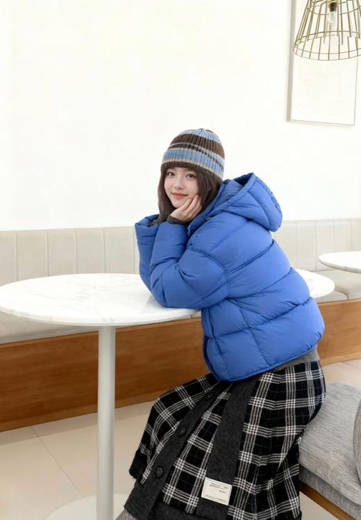 波司登同款三防同里同料时尚小龟背白鹅绒羽绒服 商品图6