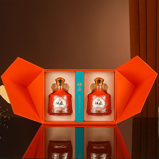 杜康喜事连连白酒双支礼盒52度500ml*2礼盒装 商品图3
