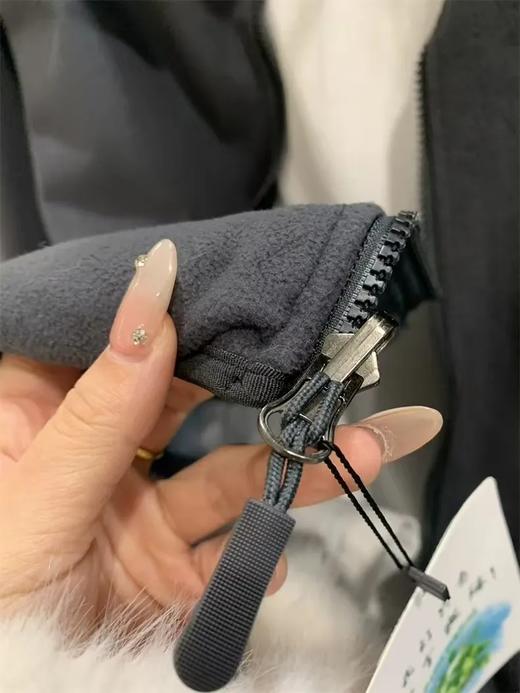 摇粒绒+珊瑚绒！秋冬男士休闲运动防风立领抓绒卫衣外套 商品图5
