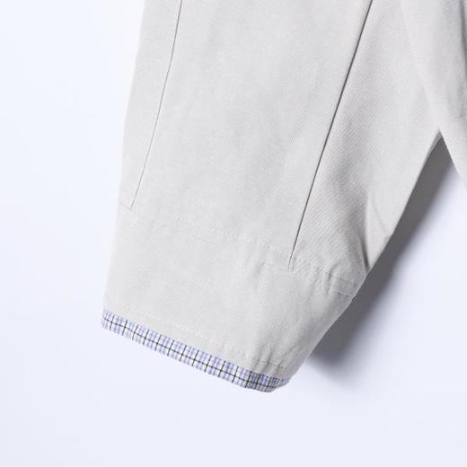 2613908SDSA男士秋冬新款痞帅男装潮牌褶皱拼接拉链翻领夹克外套百搭时尚 商品图3