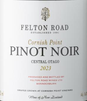 Felton Road Cornish Point Central Otago Pinot Noir飞腾科尼希黑皮诺红葡萄酒2023 商品图0