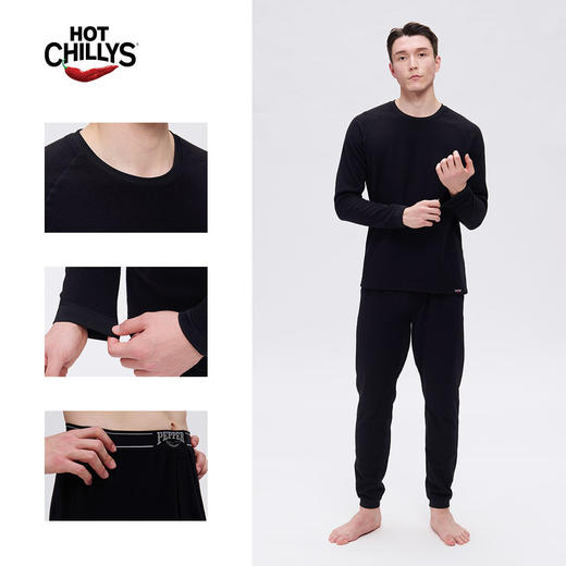 红辣椒男女冬季加厚抓绒衣保暖内衣裤滑雪打底套装PFA2401/PFA2403/PFA2404/PFA2402 商品图4