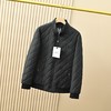 蒙口2026春秋新款桑蚕丝轻薄立领男士菱形格棉服外套 商品缩略图2