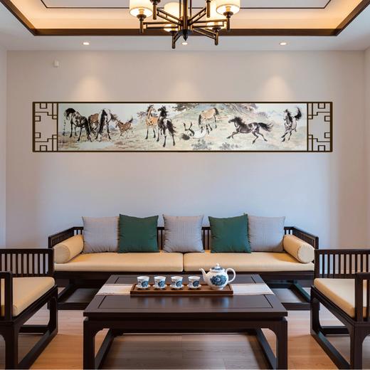 “国企监制加盖徐悲鸿原章”徐悲鸿家族认证 徐悲鸿“原章”系列<<徐悲鸿十骏图>>钞券画 大尺寸 可挂客厅书房办公室 商品图8