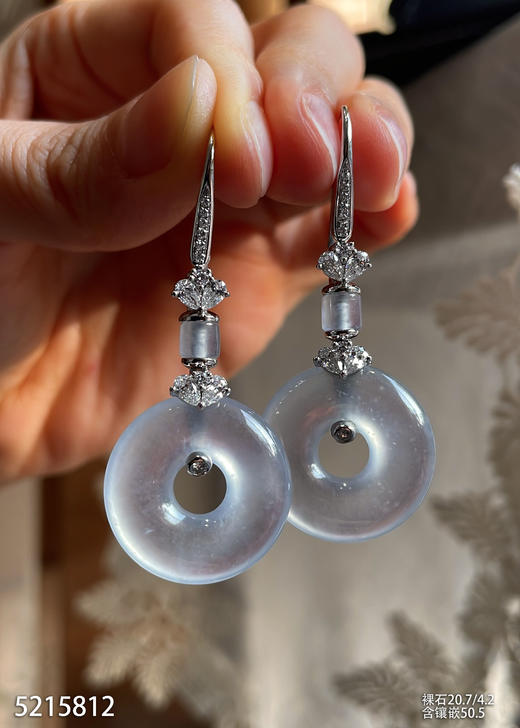 5215812，平安扣耳坠。具体价格微信咨询 商品图3