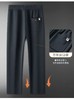 F011202加绒加厚冬季保暖简约基础百搭男士纯色休闲时尚卫裤长裤 商品缩略图5