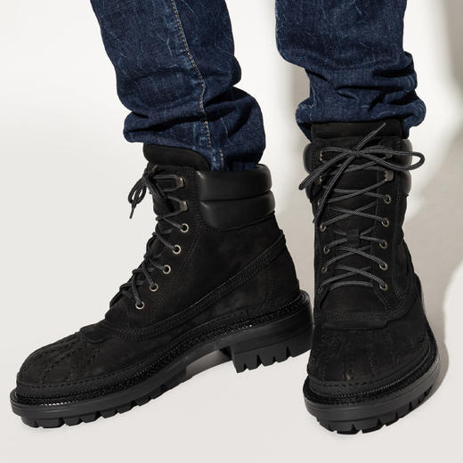 DSQUARED2 男士军用作战短靴 黑色 ABM0159 09708546 2124 商品图4