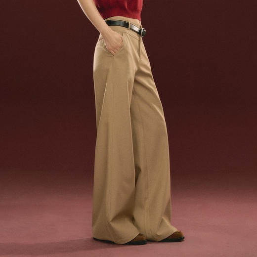 Ariseism 美式复古高级感阔腿休闲裤女冬季新款长裤子 商品图2