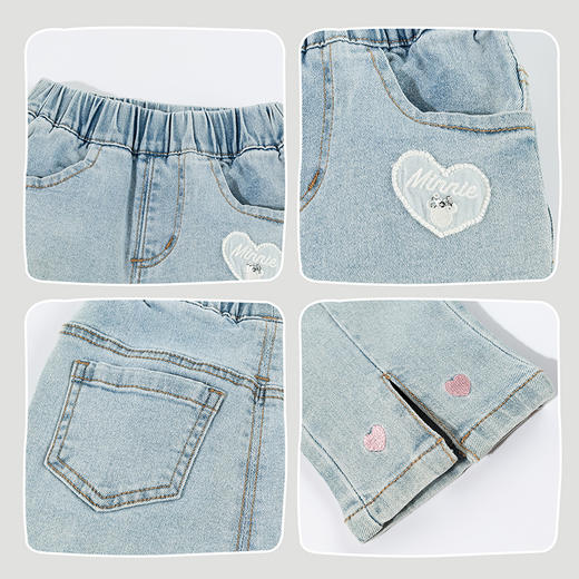迪士尼女童牛仔长裤XD3DK038 商品图6