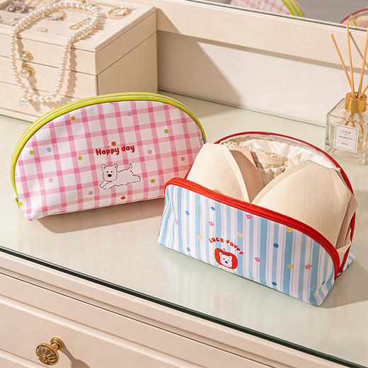 摩登主妇内衣收纳包旅行内裤袜子收纳袋三合一贴身衣物便捷整理包 商品图0