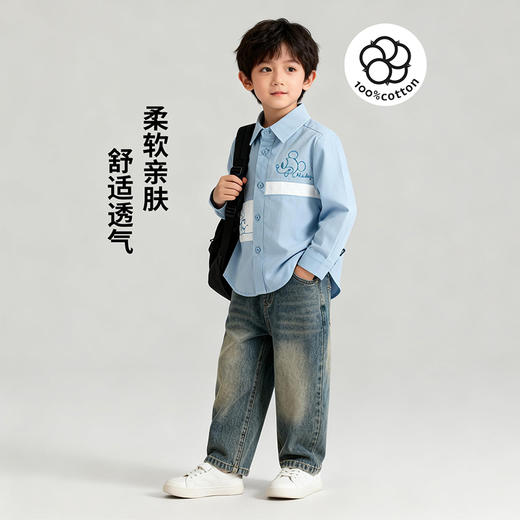 迪士尼男童长袖衬衫XD3DS025 商品图2