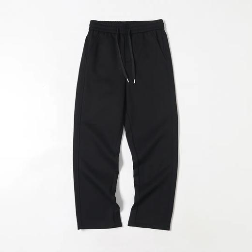 F011202加绒加厚冬季保暖简约基础百搭男士纯色休闲时尚卫裤长裤 商品图11