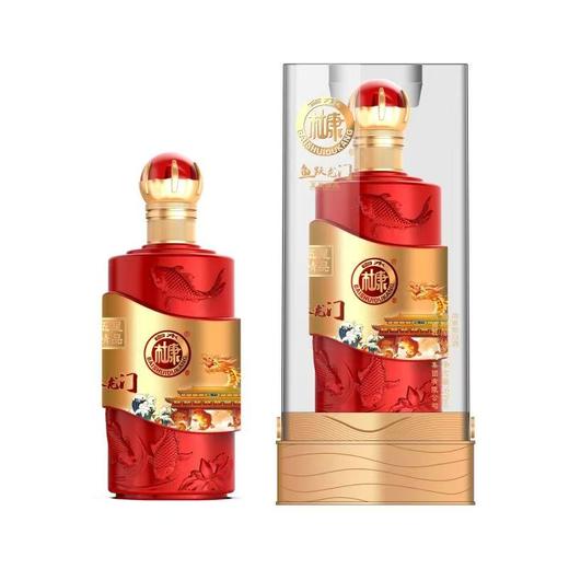 【过年送礼必备】白水杜康酒祖精酿大红 鱼跃龙门52°浓香型白酒 礼袋礼箱装 商品图1