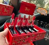 F011227蓝金口红小样5件套马年限定红抽屉礼盒 商品缩略图0