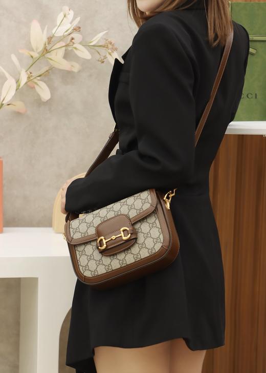 古驰 Horsebit马鞍包 1955系列 双肩带（LZ） 商品图7