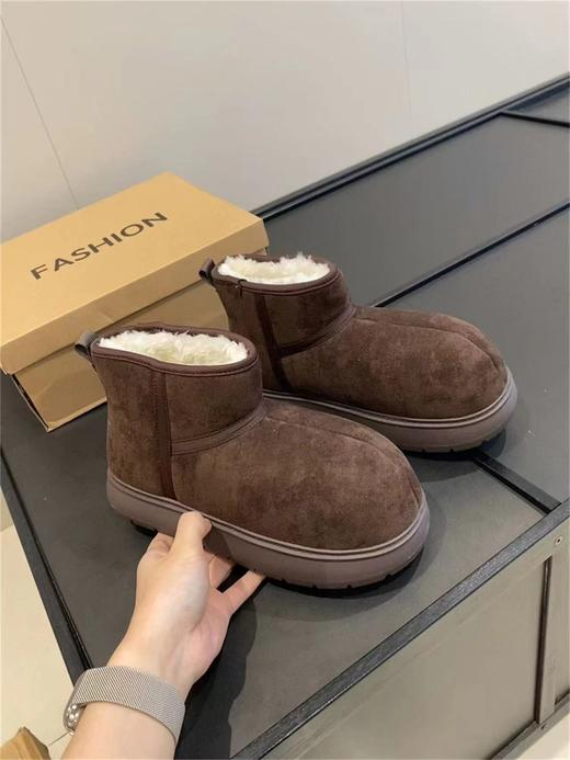 F011224冬季2025新款爆款丑萌大头靴雪地靴 商品图4