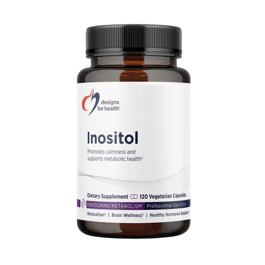 【效期至28年7月】肌醇胶囊 Designs for health Inositol caps 120粒/瓶 商品图1
