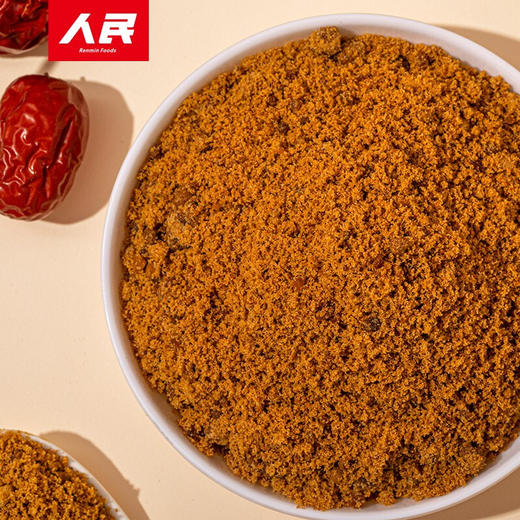 人民食品瓶装有机红糖原味生姜红枣汁红糖300g 商品图2