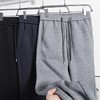 F011202加绒加厚冬季保暖简约基础百搭男士纯色休闲时尚卫裤长裤 商品缩略图2