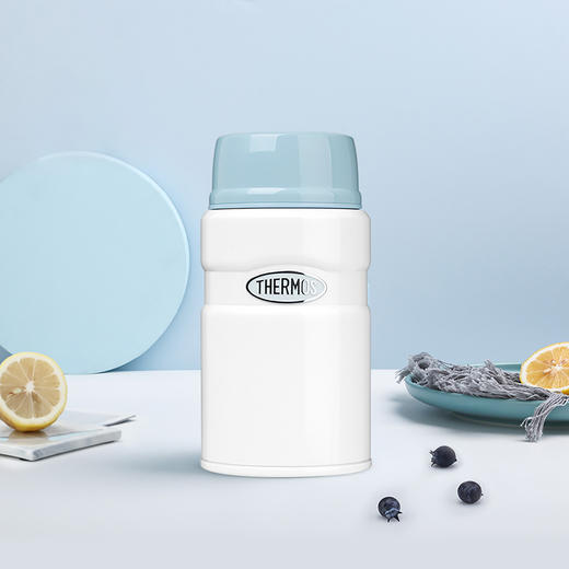 6926497351767 膳魔师THERMOS 不锈钢焖烧杯长效保温饭盒上班族便携焖粥焖烧罐TCLF-520【WH白色720ml】 商品图1