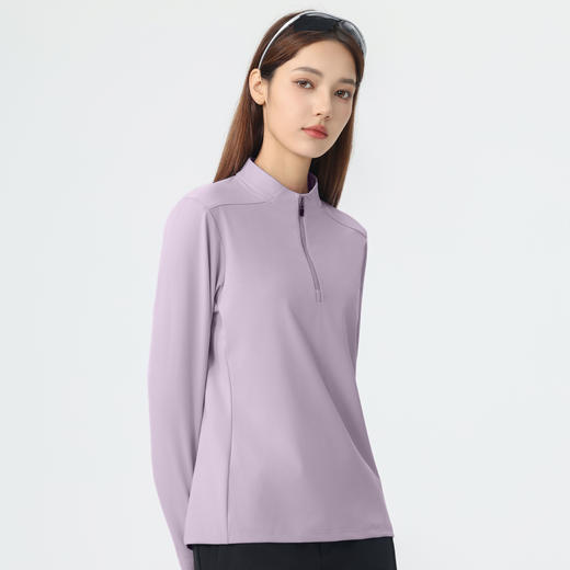 Tutwo|女式半拉链长袖T恤 TTAJN921870 商品图1