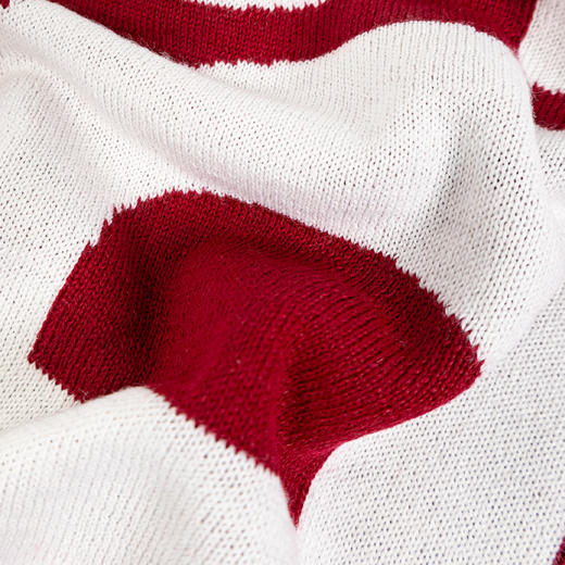 DSQUARED2 男士字母徽标提花羊毛针织围巾 红色 KNM0201 01W05506 4065 商品图1