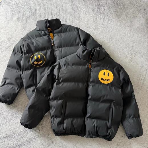 F011236Mascot Black笑脸印花拉链立领面包棉服男女同款 商品图0