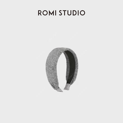 ROMI STUDIO“视觉魔法”羊毛混纺高颅顶立体宽边发箍 RWCWP07519 商品图1