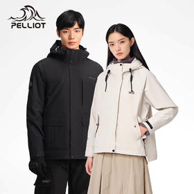 【山行】伯希和户外冲锋衣男款三合一新款抓绒防风雨登山服外套女