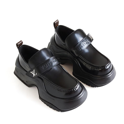 【95新】LV路易威登1ABIJQ黑色全皮Archlight 2.0厚底乐福鞋37码/意大利 女士 100126JJ01 商品图2