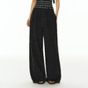 Ariseism 美式复古垂坠感抽绳高腰阔腿休闲裤女冬季新款长裤子 商品缩略图0