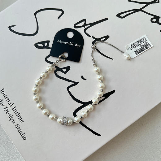 珍珠磁吸手链女款新款简约轻奢小众精致高级感手串手饰手链-纪念日百货门店同款168197708 商品图3